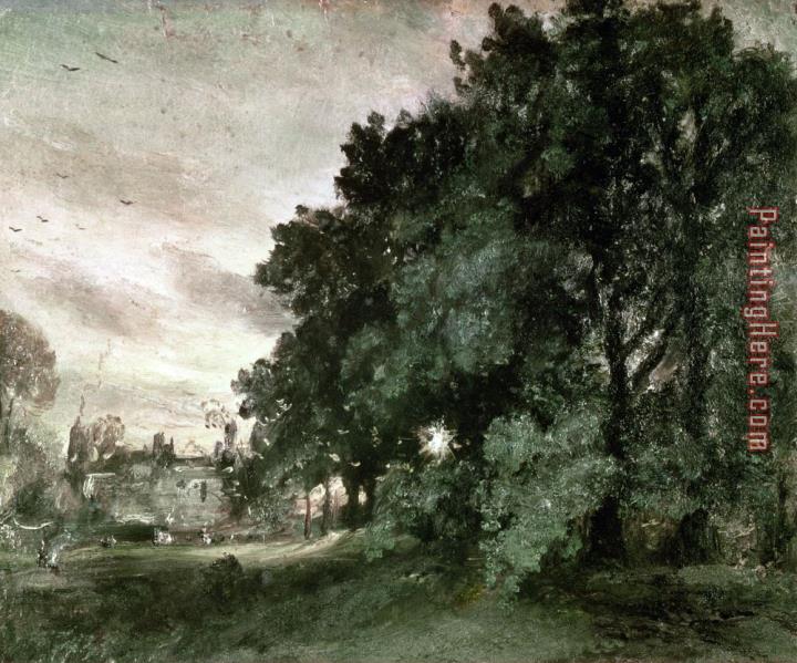 John Constable Study of Trees